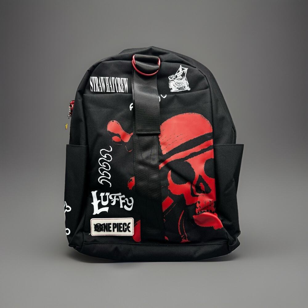 One Piece Luffy Straw Hat Hardware Backpack NEW